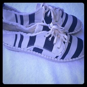 DV by Dolce Vita Striped Espadrilles- NWOB